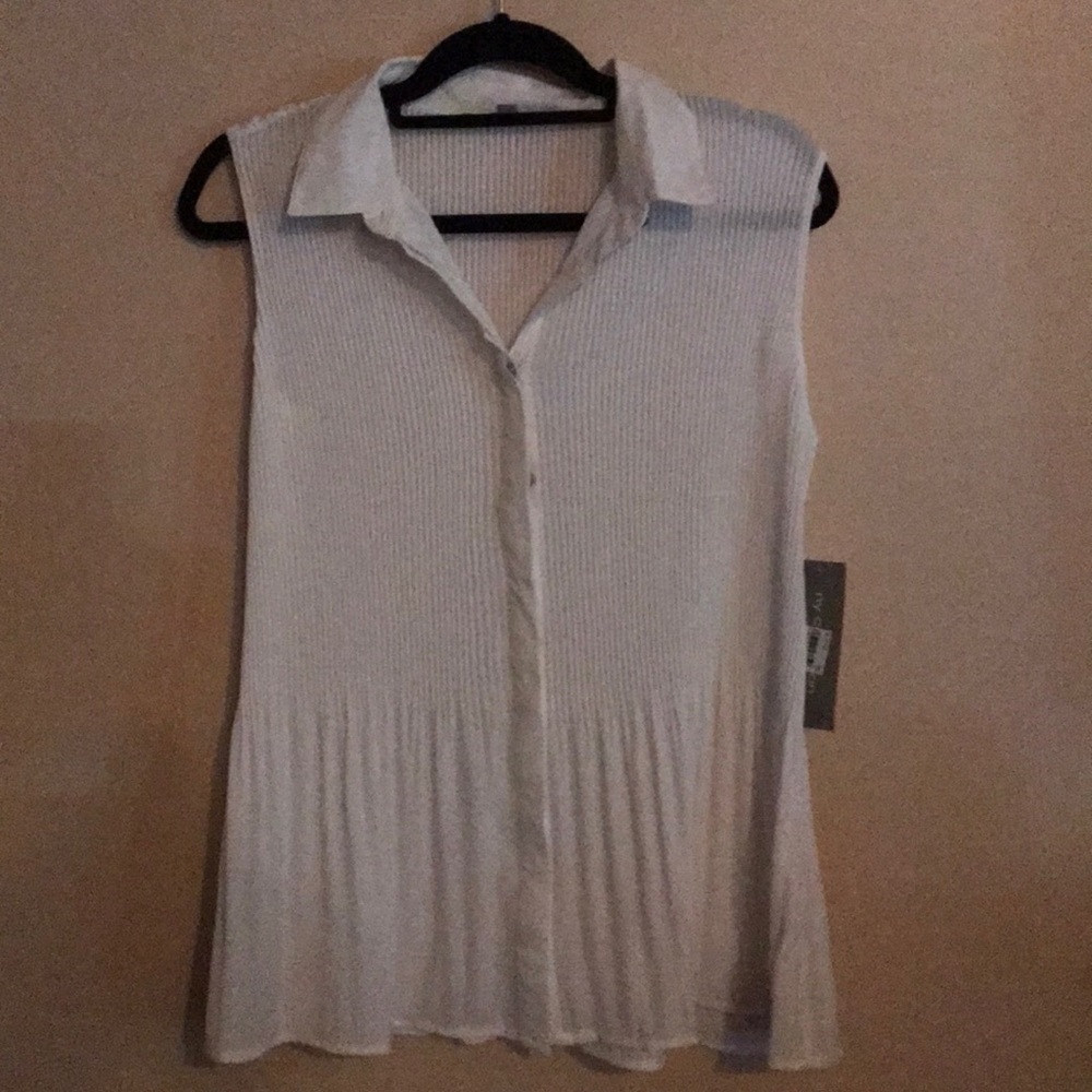 Women’s white blouse.
